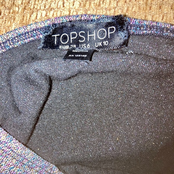 TopShop - Women’s Multi Color Bodysuit. Size 6 - Picture 3 of 3